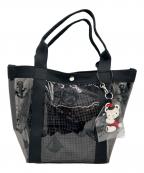 familiarファミリア）の古着「クリアトートバッグ」｜ブラック