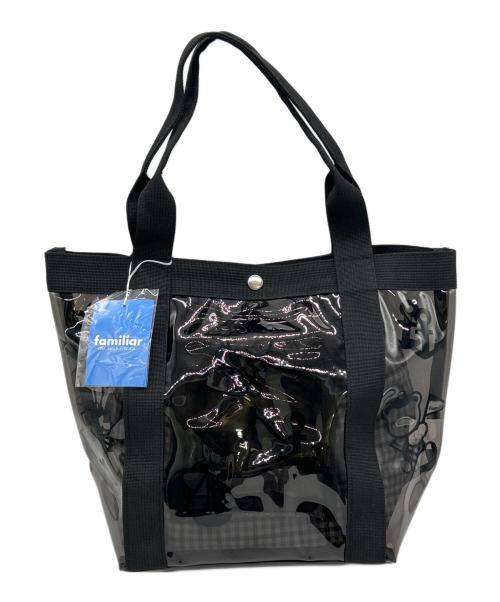 familiar（ファミリア）familiar (ファミリア) クリアトートバッグ ブラック 未使用品の古着・服飾アイテム