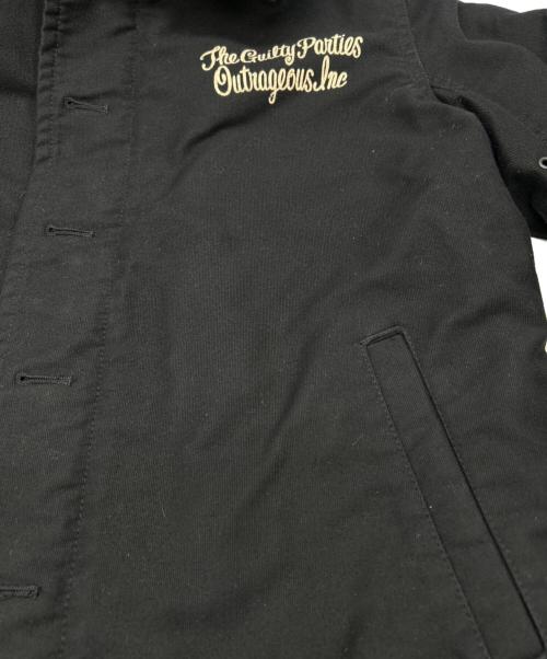 WACKO MARIA（ワコマリア）WACKO MARIA (ワコマリア) デッキジャケット ブラック サイズ:SIZE Lの古着・服飾アイテム