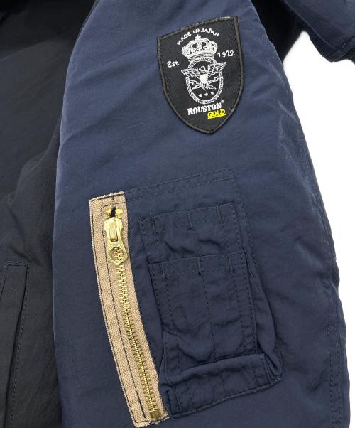HOUSTON（ヒューストン）HOUSTON (ヒューストン) デッキジャケット ネイビー サイズ:SIZE XLの古着・服飾アイテム