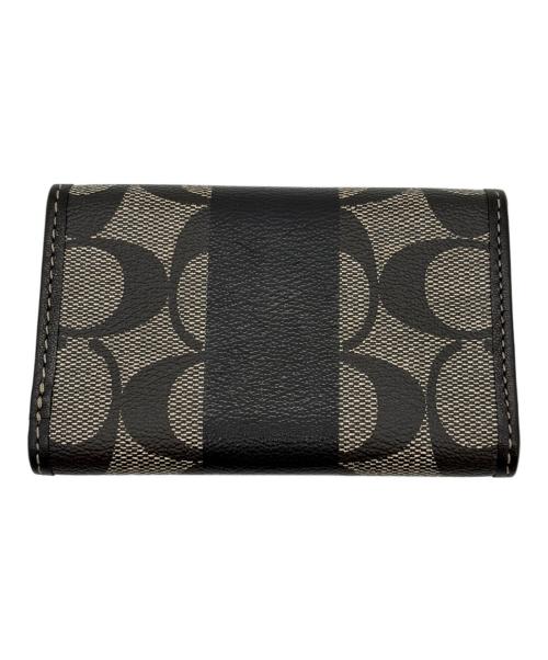 COACH（コーチ）COACH (コーチ) キーケース ブラック×グレーの古着・服飾アイテム