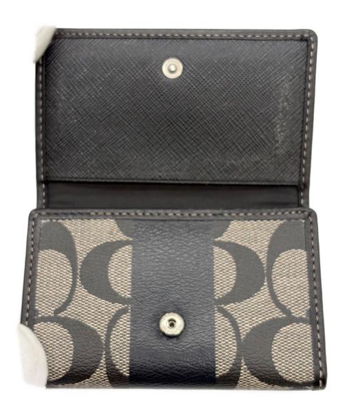 COACH（コーチ）COACH (コーチ) キーケース ブラック×グレーの古着・服飾アイテム