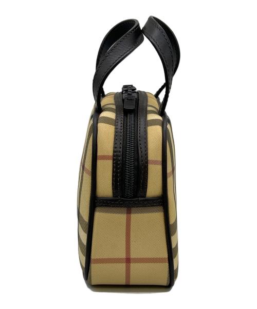 BURBERRY（バーバリー）BURBERRY (バーバリー) ミニボストンバッグ ベージュの古着・服飾アイテム