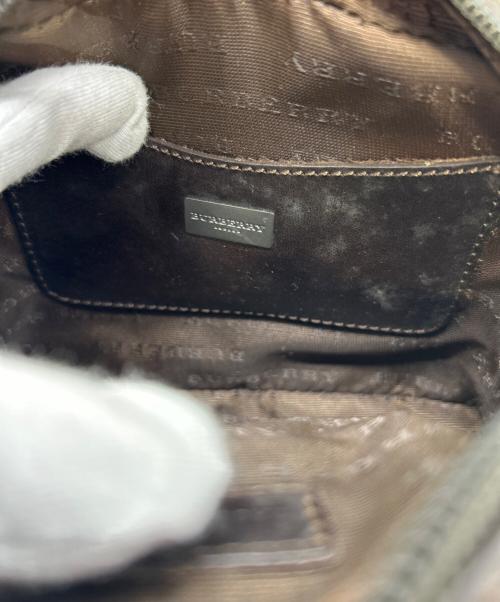 BURBERRY（バーバリー）BURBERRY (バーバリー) ミニボストンバッグ ベージュの古着・服飾アイテム