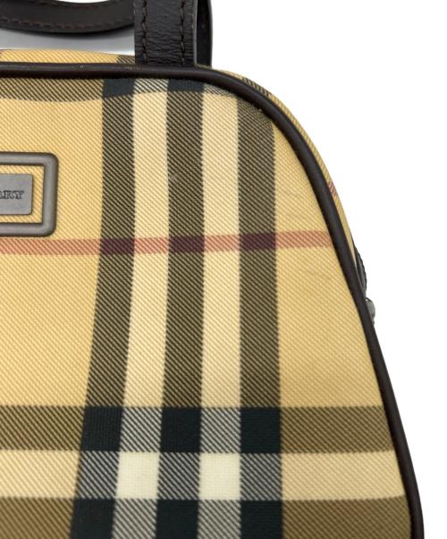 BURBERRY（バーバリー）BURBERRY (バーバリー) ミニボストンバッグ ベージュの古着・服飾アイテム