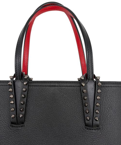 Christian Louboutin（クリスチャン・ルブタン）Christian Louboutin (クリスチャン・ルブタン) ハンドバッグ ブラック×レッドの古着・服飾アイテム