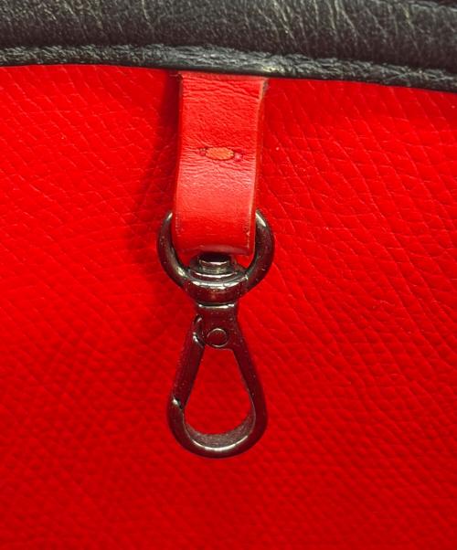 Christian Louboutin（クリスチャン・ルブタン）Christian Louboutin (クリスチャン・ルブタン) ハンドバッグ ブラック×レッドの古着・服飾アイテム