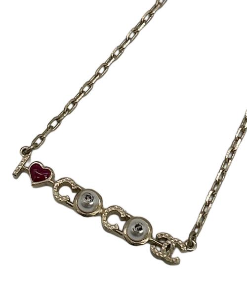 CHANEL（シャネル）CHANEL (シャネル) I LOVE COCO ネックレス ゴールドの古着・服飾アイテム