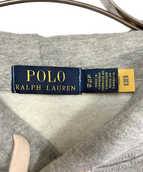 POLO RALPH LAUREN（ポロ・ラルフローレン）POLO RALPH LAUREN (ポロ・ラルフローレン) プルオーバーパーカー グレー サイズ:XLの古着・服飾アイテム