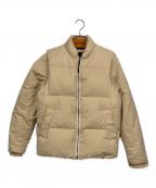 ARMANI EXCHANGEアルマーニ エクスチェンジ）の古着「セパレートダウンジャケット」｜ベージュ×グリーン