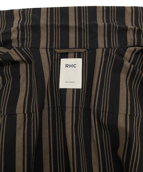 RHC Ron Herman（アールエイチシー ロンハーマン）RHC Ron Herman (アールエイチシー ロンハーマン) 半袖シャツ ブラウン×ブラック サイズ:Sの古着・服飾アイテム