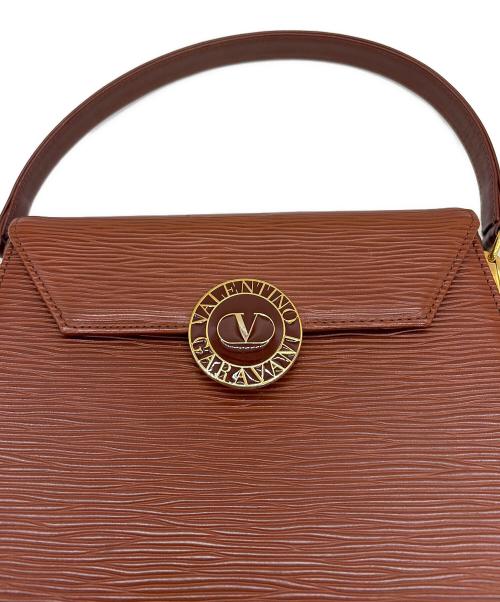 VALENTINO GARAVANI（ヴァレンティノ・ガラヴァーニ）VALENTINO GARAVANI (ヴァレンティノ・ガラヴァーニ) ハンドバッグ ブラウンの古着・服飾アイテム