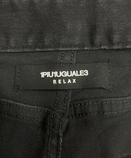 1PIU1UGUALE3 RELAX（ウノピゥウノウグァーレトレ リラックス）1PIU1UGUALE3 RELAX (ウノピゥウノウグァーレトレ リラックス) デニムパンツ ブラック サイズ:2XLの古着・服飾アイテム