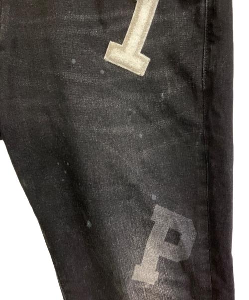 1PIU1UGUALE3 RELAX（ウノピゥウノウグァーレトレ リラックス）1PIU1UGUALE3 RELAX (ウノピゥウノウグァーレトレ リラックス) デニムパンツ ブラック サイズ:2XLの古着・服飾アイテム