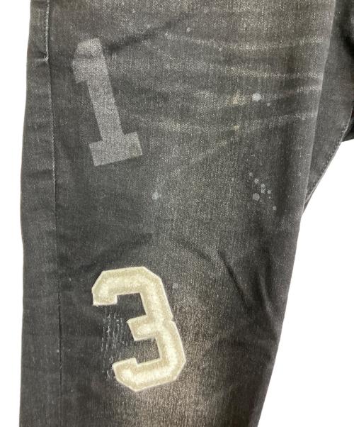 1PIU1UGUALE3 RELAX（ウノピゥウノウグァーレトレ リラックス）1PIU1UGUALE3 RELAX (ウノピゥウノウグァーレトレ リラックス) デニムパンツ ブラック サイズ:2XLの古着・服飾アイテム