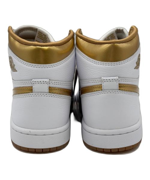 NIKE（ナイキ）NIKE (ナイキ) ハイカットスニーカー ホワイト×ゴールド サイズ:SIZE 22cm 未使用品の古着・服飾アイテム