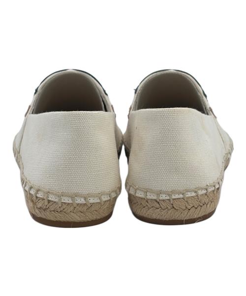 TORY BURCH（トリーバーチ）TORY BURCH (トリーバーチ) エスパドリーユ ホワイト×ネイビー サイズ:SIZE 7(24) 未使用品の古着・服飾アイテム