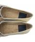 中古・古着 TORY BURCH (トリーバーチ) エスパドリーユ ホワイト×ネイビー サイズ:SIZE 7(24) 未使用品：6000円