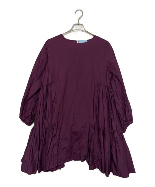 TOMORROW LAND（トゥモローランド）TOMORROW LAND (トゥモローランド) merlette (マーレット) 長袖ワンピース パープル サイズ:SIZE Freeの古着・服飾アイテム