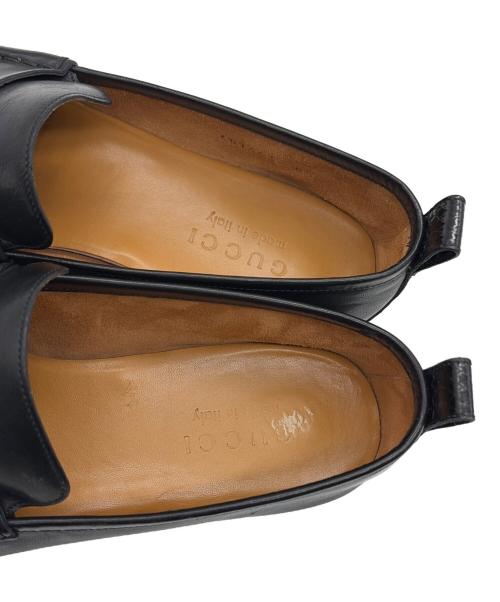 GUCCI（グッチ）GUCCI (グッチ) コインローファー ブラック サイズ:SIZE 24.5cmの古着・服飾アイテム