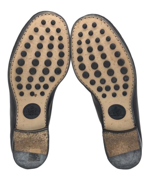 GUCCI（グッチ）GUCCI (グッチ) コインローファー ブラック サイズ:SIZE 24.5cmの古着・服飾アイテム