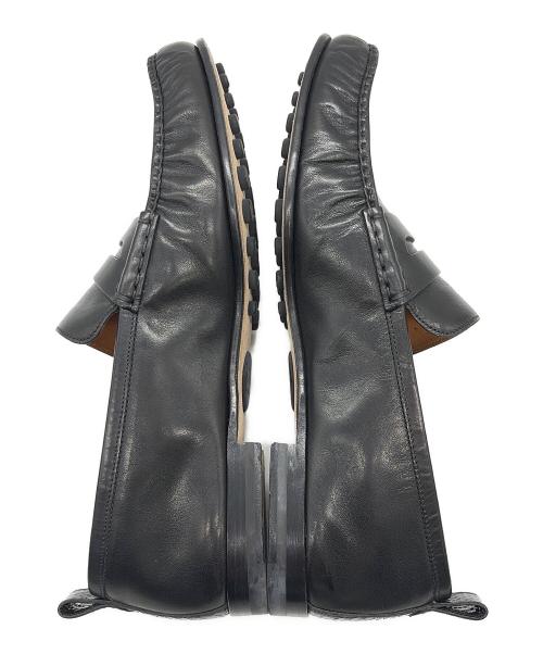 GUCCI（グッチ）GUCCI (グッチ) コインローファー ブラック サイズ:SIZE 24.5cmの古着・服飾アイテム