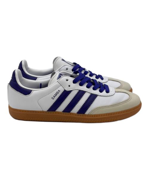 adidas（アディダス）adidas (アディダス) スニーカー ホワイト×パープル サイズ:SIZE 24cmの古着・服飾アイテム