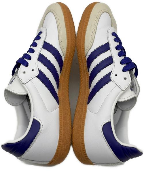 adidas（アディダス）adidas (アディダス) スニーカー ホワイト×パープル サイズ:SIZE 24cmの古着・服飾アイテム