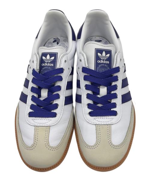 adidas（アディダス）adidas (アディダス) スニーカー ホワイト×パープル サイズ:SIZE 24cmの古着・服飾アイテム