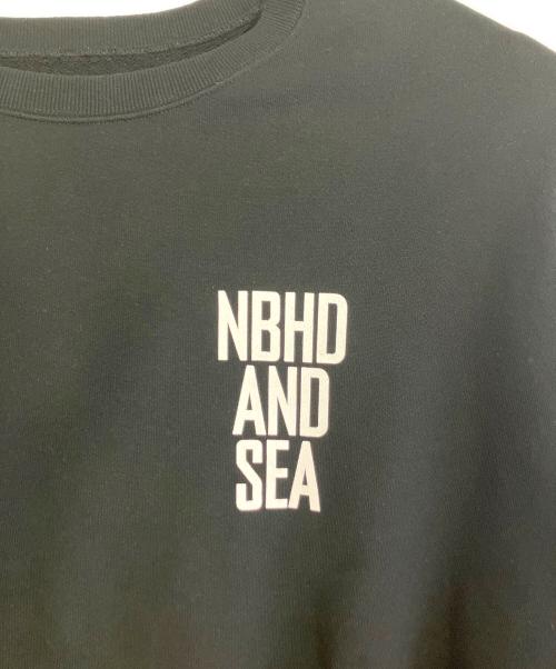 NEIGHBORHOOD（ネイバーフッド）NEIGHBORHOOD (ネイバーフッド) WIND AND SEA (ウィンダンシー) ダブルネームスウェット ブラック サイズ:Mの古着・服飾アイテム