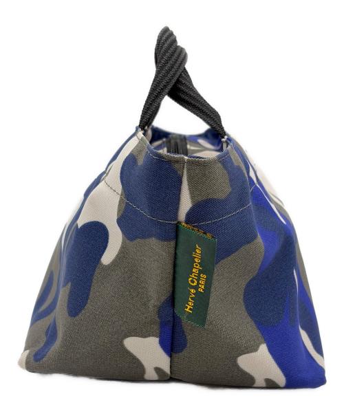 Herve Chapelier（エルベシャプリエ）Herve Chapelier (エルベシャプリエ) 舟型トートバッグ オリーブ×ネイビーの古着・服飾アイテム