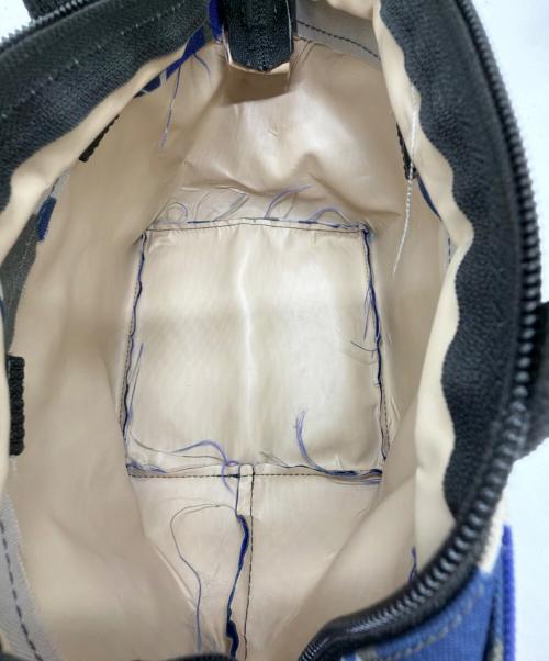 Herve Chapelier（エルベシャプリエ）Herve Chapelier (エルベシャプリエ) 舟型トートバッグ オリーブ×ネイビーの古着・服飾アイテム