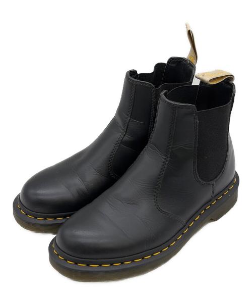 Dr.Martens（ドクターマーチン）Dr.Martens (ドクターマーチン) ヴィーガン チェルシーブーツ ブラック サイズ:SIZE M (US 8)２6.5cmの古着・服飾アイテム