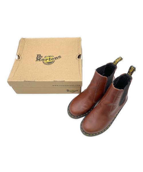 Dr.Martens（ドクターマーチン）Dr.Martens (ドクターマーチン) サイドゴアブーツ ブラウン×ブラック サイズ:25㎝の古着・服飾アイテム