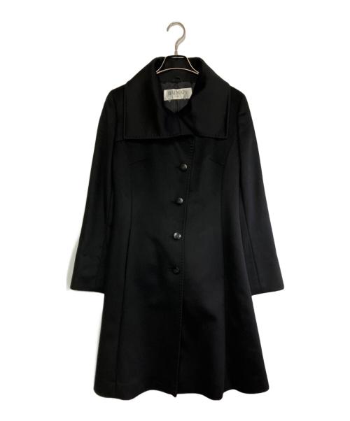 BALMAIN（バルマン）BALMAIN (バルマン) カシミヤコート ブラック サイズ:Mの古着・服飾アイテム