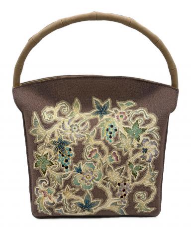 中古・古着通販】OKAJIMA (オカジマ) 和装手提げバッグ 薄紫｜ブランド