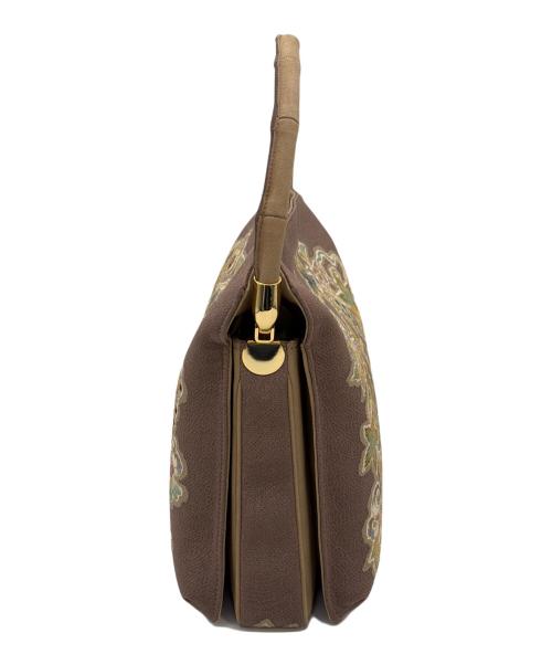 OKAJIMA（オカジマ）OKAJIMA (オカジマ) 和装手提げバッグ 薄紫の古着・服飾アイテム