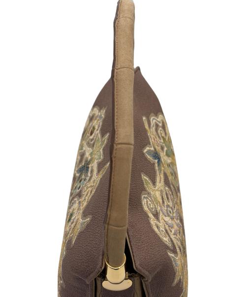 OKAJIMA（オカジマ）OKAJIMA (オカジマ) 和装手提げバッグ 薄紫の古着・服飾アイテム