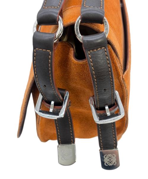 LOEWE（ロエベ）LOEWE (ロエベ) ハンドバッグ オレンジ×ブラウンの古着・服飾アイテム