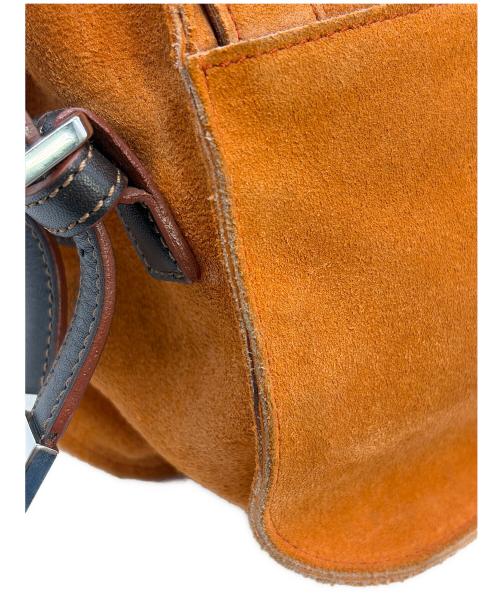 LOEWE（ロエベ）LOEWE (ロエベ) ハンドバッグ オレンジ×ブラウンの古着・服飾アイテム