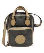 GUCCIグッチ）の古着「ショルダーバッグ」｜グレー×ベージュ