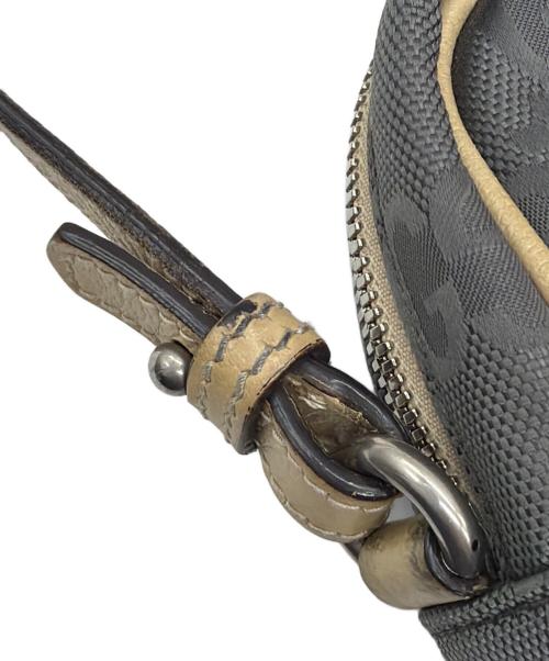 GUCCI（グッチ）GUCCI (グッチ) ショルダーバッグ グレー×ベージュの古着・服飾アイテム