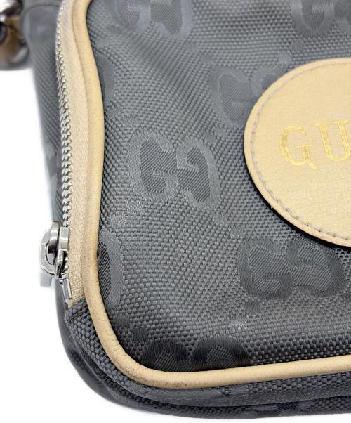 GUCCI（グッチ）GUCCI (グッチ) ショルダーバッグ グレー×ベージュの古着・服飾アイテム