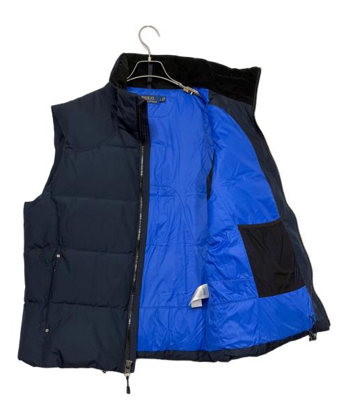 POLO RALPH LAUREN（ポロ・ラルフローレン）POLO RALPH LAUREN (ポロ・ラルフローレン) ダウンベスト ネイビー サイズ:SIZE Lの古着・服飾アイテム