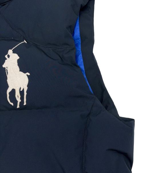 POLO RALPH LAUREN（ポロ・ラルフローレン）POLO RALPH LAUREN (ポロ・ラルフローレン) ダウンベスト ネイビー サイズ:SIZE Lの古着・服飾アイテム
