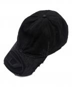 DIESELディーゼル）の古着「キャップ」｜ブラック