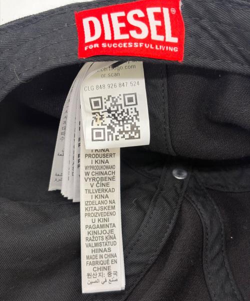 DIESEL（ディーゼル）DIESEL (ディーゼル) キャップ ブラックの古着・服飾アイテム