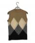 CELINE (セリーヌ) ベスト ベージュ×ホワイト×グレー サイズ:SIZE S：6000円