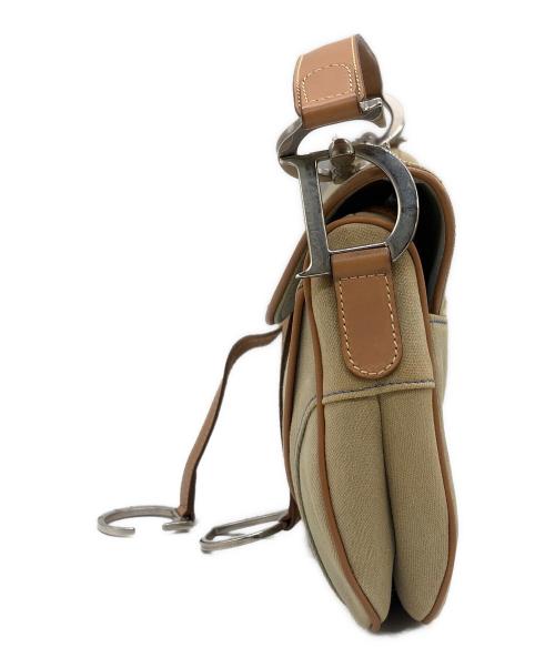 Christian Dior（クリスチャン ディオール）Christian Dior (クリスチャン ディオール) ダブルサドルバック ブルー×ブラウンの古着・服飾アイテム