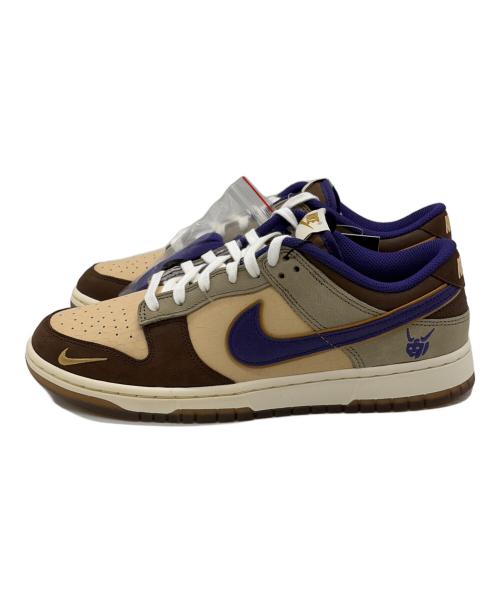 NIKE（ナイキ）NIKE (ナイキ) ローカットスニーカー パープル×ベージュ サイズ:SIZE 27.5cmの古着・服飾アイテム